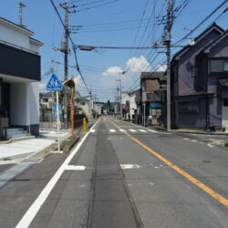 前面道路